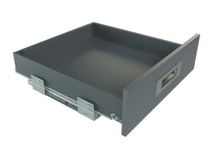 Комплект механизмов выдвижения ящика FlatBox GF Perfomance L=400 H=84 графит