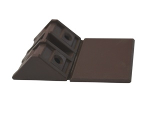 Монтажный уголок пластиковый двойной коричневый (SL)(102-07-02-306)