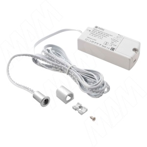 Выключатель инфракрасный (IR) бесконтактный, серебристый d=8 мм, 220V, 250W(ЭК)(SW2-MS-FM-1MCR)
