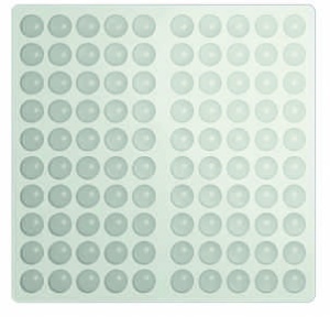 Демпфер силиконовый самоклеющийся GF прозрачный (лист 100 штук)