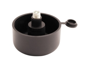 Опора внутренняя полукруглая регулируемая Н=27 черный