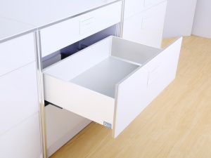 Комплект механизмов выдвижения ящика LEMBOX L=500 H=199 серый графит