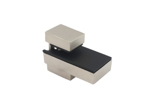 Крепление для стеклянной полки GF Quadro mini 56*28*28 сатин (CM-827)-#ВД