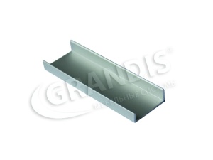 Профиль фасадный С-образный 16 мм L=5400 Серебро матовый (Grandis)